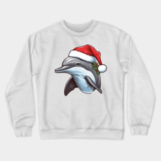 Christmas Dolphin Crewneck Sweatshirt